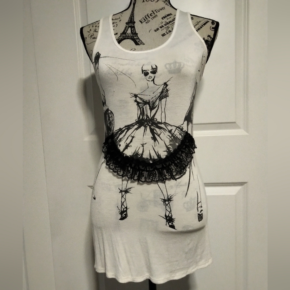 Bella Cream Chic Women's Tank Top- Size S